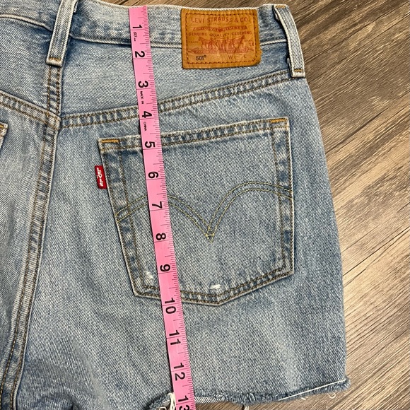 Levi’s limited 501 Womens High Rise Shorts Bin-E Rare Sz W29 (31in measurement) - Picture 9 of 10